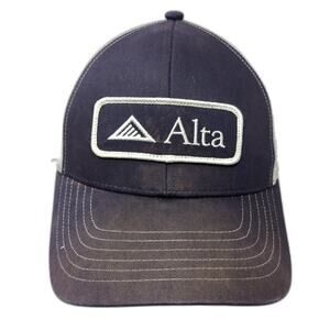K-Products Snapback Mesh Back Trucker Hat Blue One Size Alta Outdoor